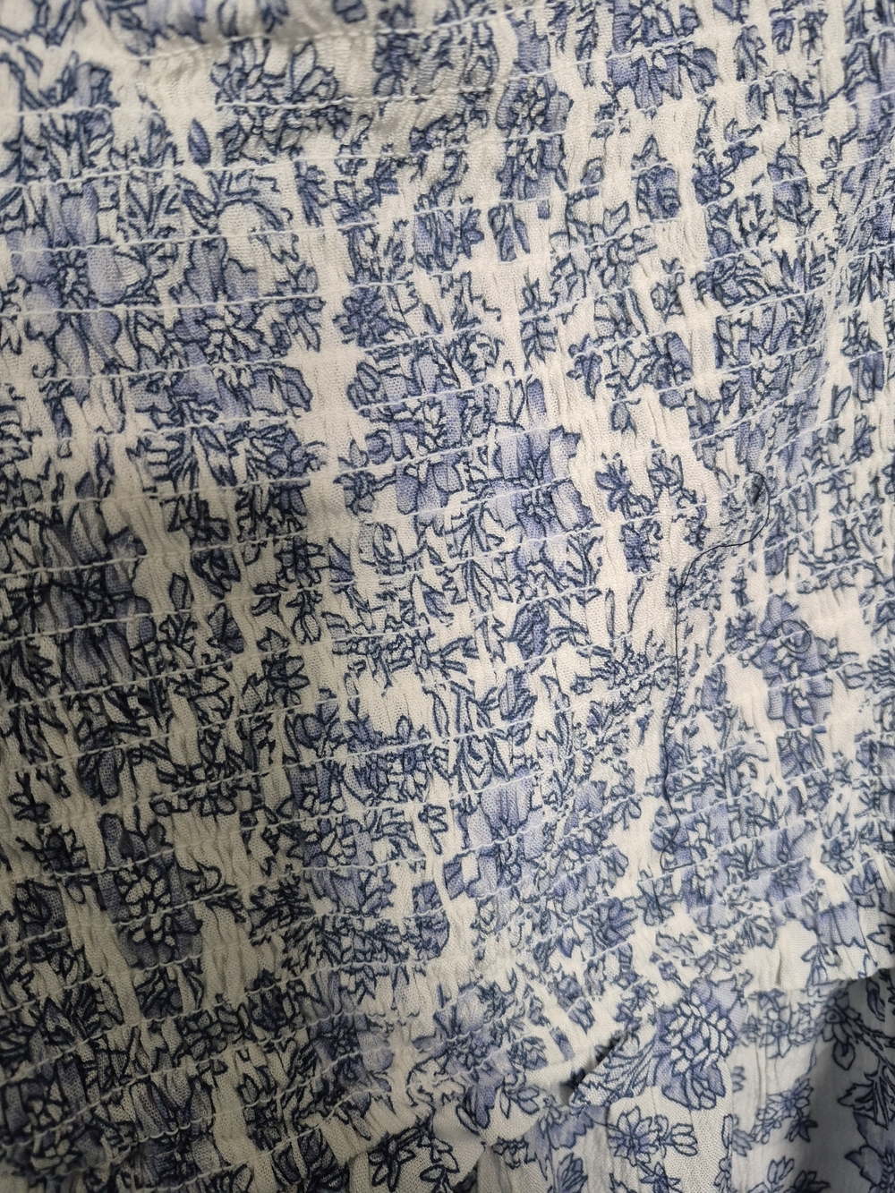 Blush Maternity Fashion Blue Floral Dress - Picture 5 of 5